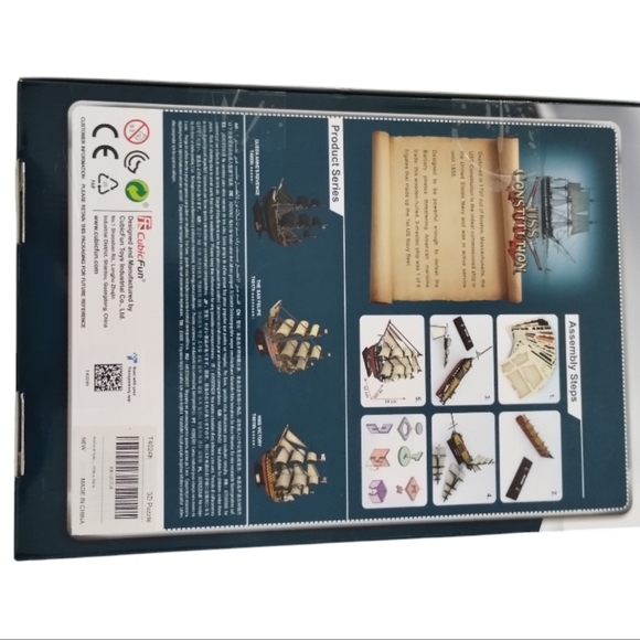 USS Constitution 3D Puzzle - Picture 2 of 6